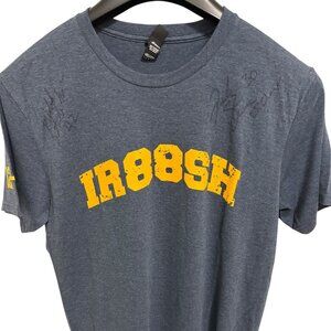 Notre Dame Fighting Irish Ir88sh T Shirt Large Autographed Stams Stonebreaker